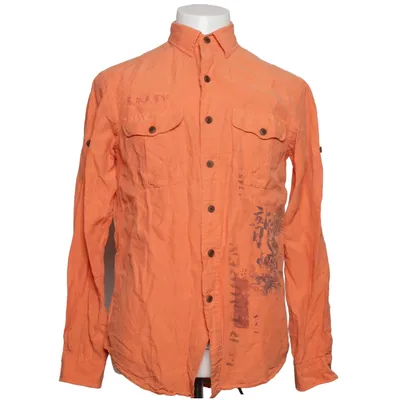 Skjorte (Orange) fra Ralph Lauren Linned, Silke