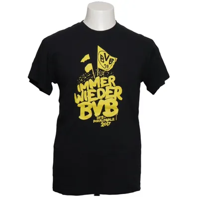 T-shirt (Black, Yellow) from BVB Cotton