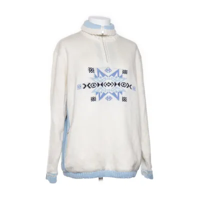 Polaire (Blanc, Bleu) de Lady M Acrylique, Polyester, Laine