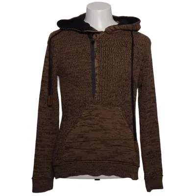 Hoodie (Brown, Black) from Rusty Neal Acrylic, Cotton