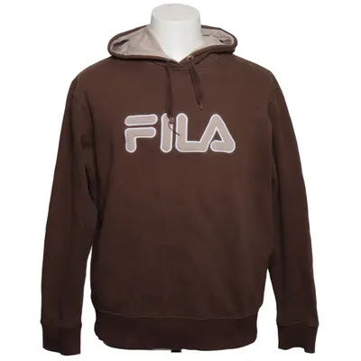 Huvtröja (Brun) från Fila Bomull, Polyester