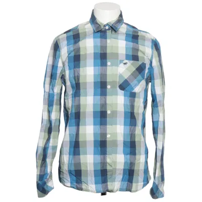 Flannel skjorte (Blå, Grøn, Hvid, Grå) fra Mustang True Denim Bomuld