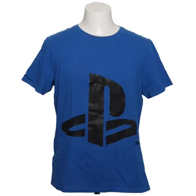 T-shirt (Blå, Sort) fra Playstation Genanvendt polyester