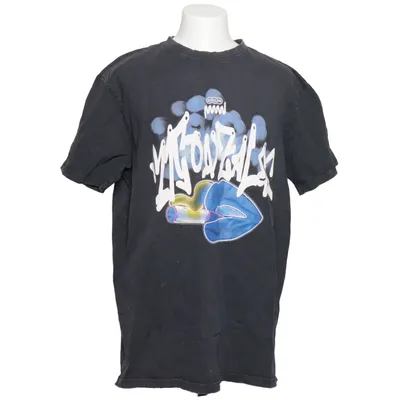 T-shirt (Zwart, Meerkleurig) van M.J. Gonzales