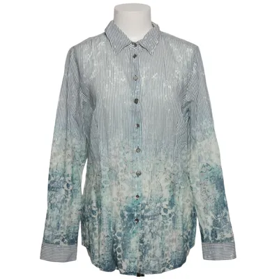 Shirt (Blauw, Wit, Meerkleurig) van Crisca Katoen