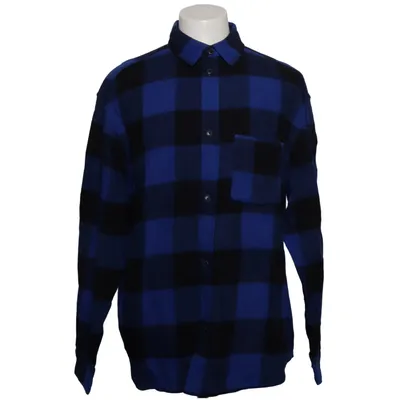Flannel shirt (Blue, Multicolored) from H&M Cotton
