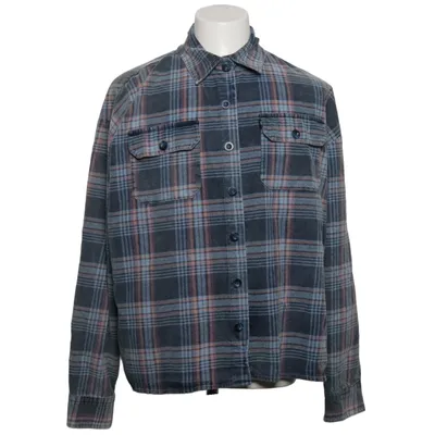 Flannel shirt (Gray, Blue, Multicolored) from Lfdy