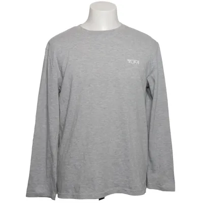 Långärmad t-shirt (Grå) från Tumi Bomull, Återvunnen polyester