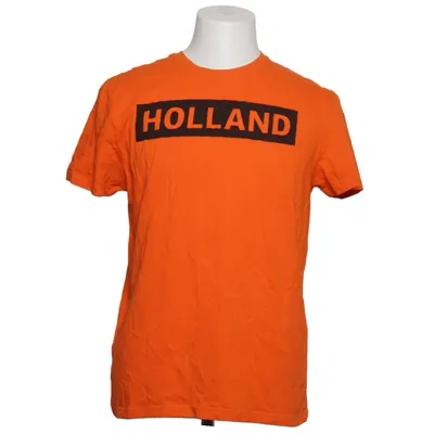 T-shirt (Orange, Schwarz) von John Cabot Baumwolle