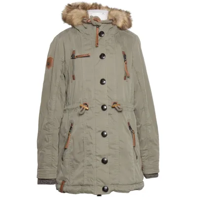 Parka (Gris) de Naketano Acrylique, Coton, Polyamide, Polyester