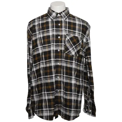 Flanellskjorta (Svart, Vit, Gul) från Westside Bomull