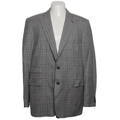 Blazer (Grijs, Blauw) van Daniels & Korff Zijde, Wol
