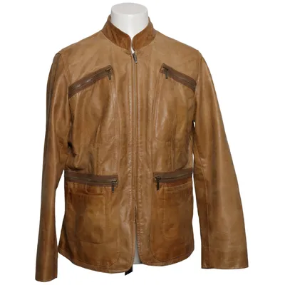Veste en cuir (Beige) de JJBenson Cuir, Polyester
