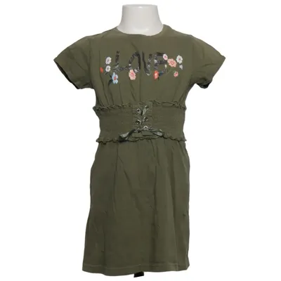 Dress (Green, Multicolored) from Girls Cotton