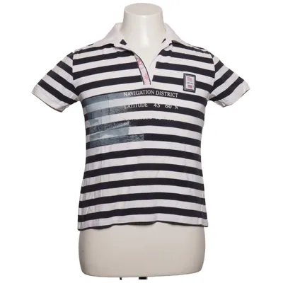 Polo (Bleu, Blanc) de Paul & Shark Coton