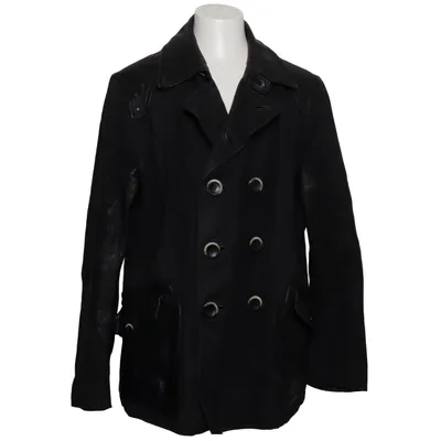 Pea coat (Black) from Lab Pal Zileri Leather