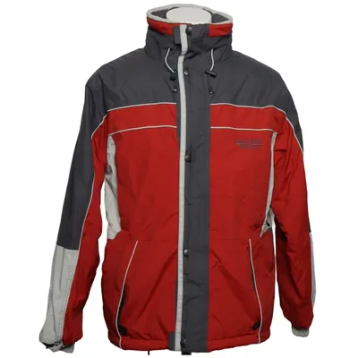 Ski jacket (Red, Gray, White) from MultiTex Polyamide, Polyester