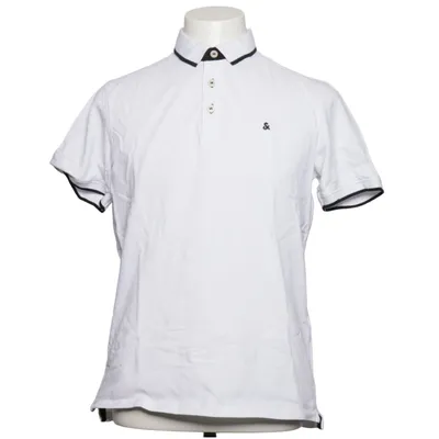 Polo shirt (White, Black) from Jack & Jones Cotton