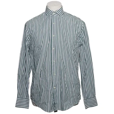 Shirt (Green, White) from Doppelgänger Cotton