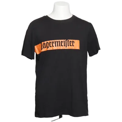 T-shirt (Svart, Orange) från Jägermeister Elastan, Ekologisk bomull