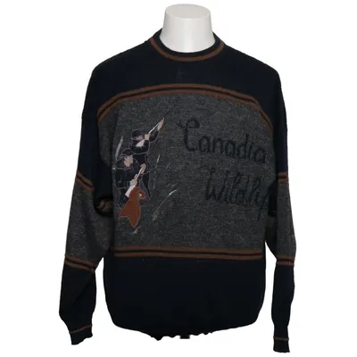 Sweater (Blå, Grå, Brun) fra Angelo Litrico Akryl, Uld