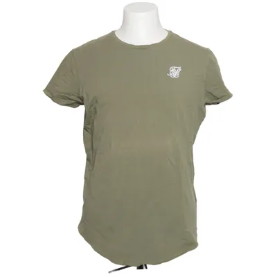 T-shirt (Grön) från SikSilk Bomull, Elastan