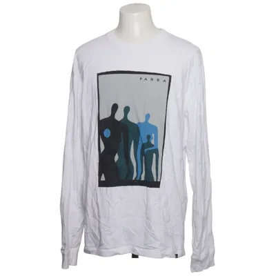 T-shirt à manches longues (Blanc, Multicolore) de Parra Coton