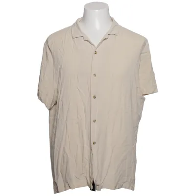 Short sleeve shirt (Beige) from ASOS Design Viscose