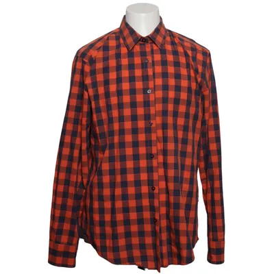 Shirt (Blue, Red) from Hugo Boss Cotton