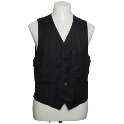 Suit vest (Black) from Westbury Viscose, Wool