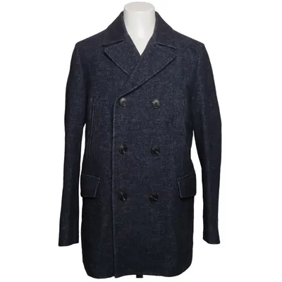 Pea coat (Blue, Gray) from Marc O'Polo Cotton, Polyamide, Polyester, Wool