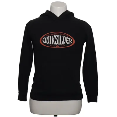 Hoodie (Black) from Quiksilver Cotton, Polyester