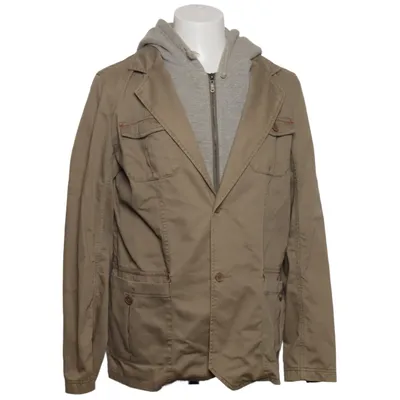Jacket (Beige, Gray) from Tomster USA Cotton, Polyester