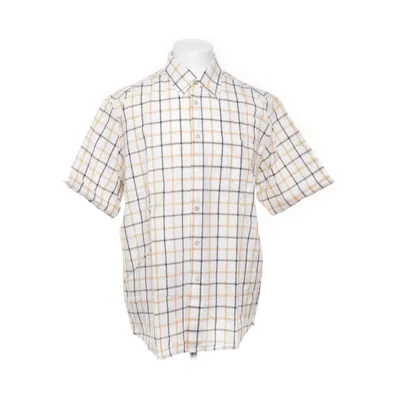 Kortärmad skjorta (Vit, Gul, Svart) från Luciano Bomull, Linne