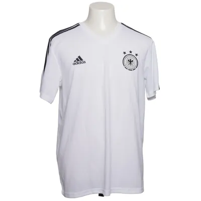 Fodboldtrøje (Hvid, Sort) fra Adidas Polyester