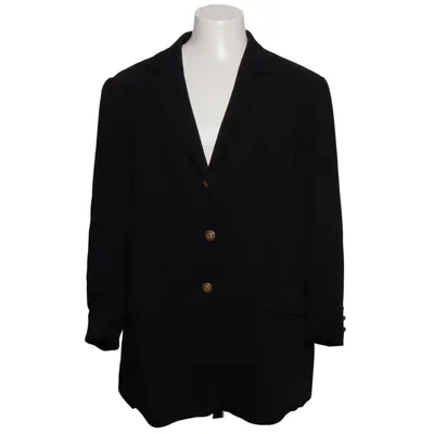 Blazer (Zwart) van Hensel & Mortensen Polyester, Wol