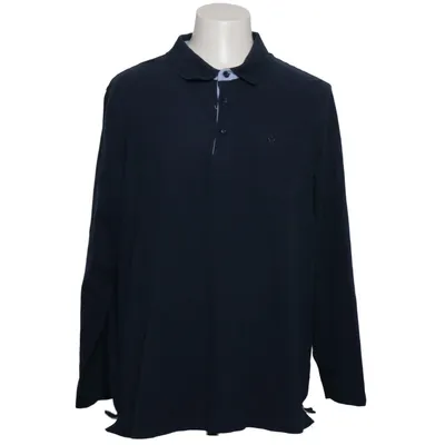 Rugby shirt (Blue) from Walbusch Cotton, Elastane