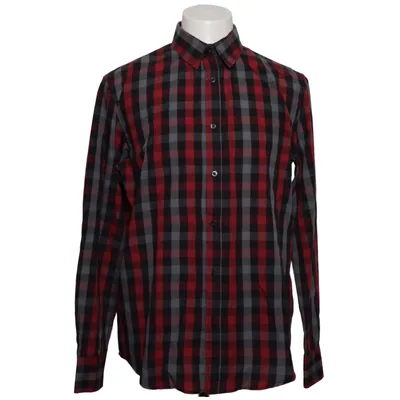 Flannel shirt (Red, Black, Gray) from Smog Cotton, Polyester