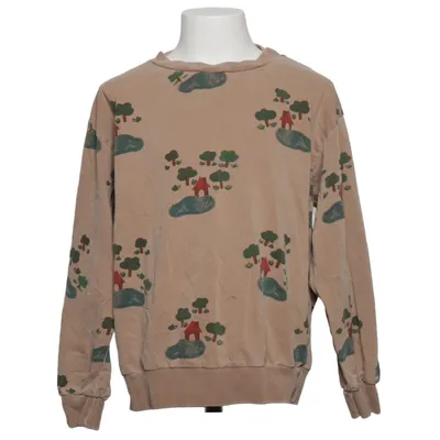 Sweatshirt (Beige, Flerfarvet) fra Weekend House Kids Elastan, Økologisk bomuld
