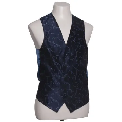 Kostuumgilet (Blauw, Grijs) van Jobeline Acetaat, Polyester