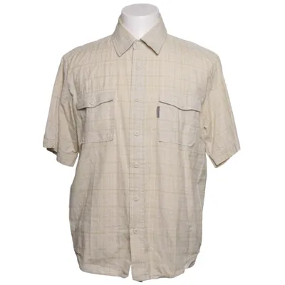 Short sleeve shirt (Beige, Green) from Columbia Cotton