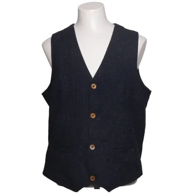 Suit vest (Blue) from No Excess Polyester, Wool