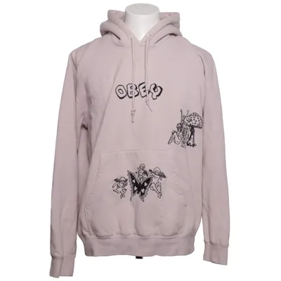 Hoodie (Beige) from Obey Cotton, Polyester