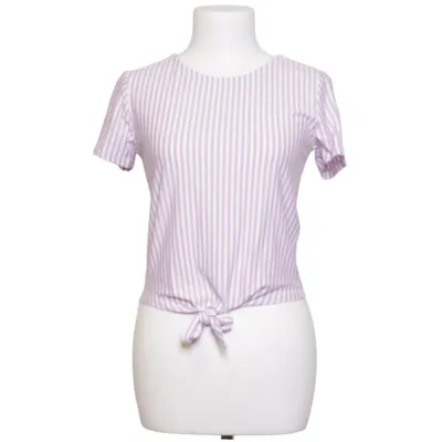 Topp (Lila, Vit) från LCW Casual Elastan, Polyester, Viskos