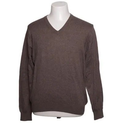 Pullover (Brun) fra Strokesman's Kashmir, Bomuld