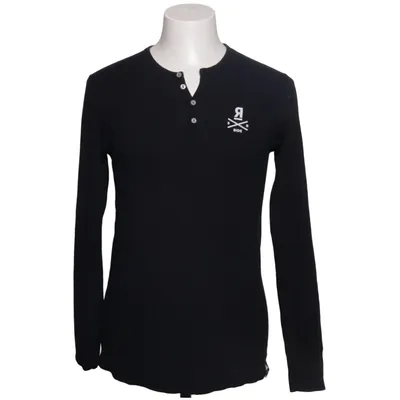 Henley T-shirt (Sort) fra Ride Snowbords Bomuld, Polyester
