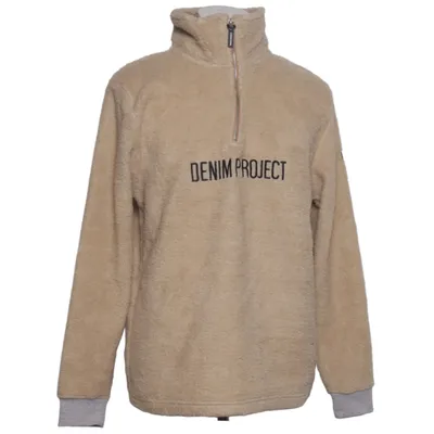 Fleecetröja (Dp Teddy 1/4 Zip Highneck) från Denim Project Polyester
