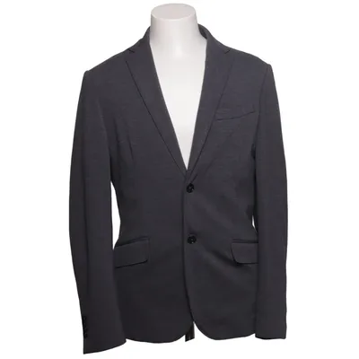 Blazer (Gray) from Mango Man Cotton, Elastane, Polyamide, Polyester, Viscose