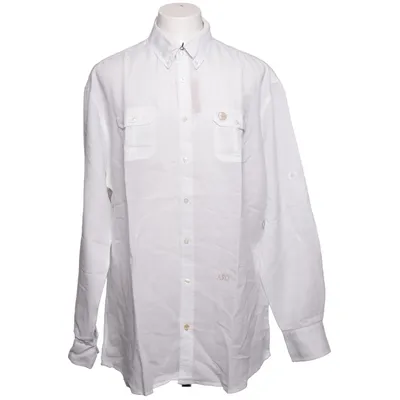 Shirt (Wit) van Arqueonautas Katoen, Linnen