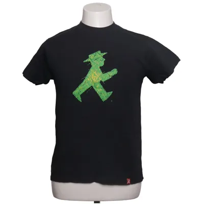 T-shirt (Noir, Vert) de Ampelmann Coton biologique